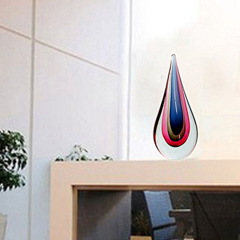 art glass waterdrop